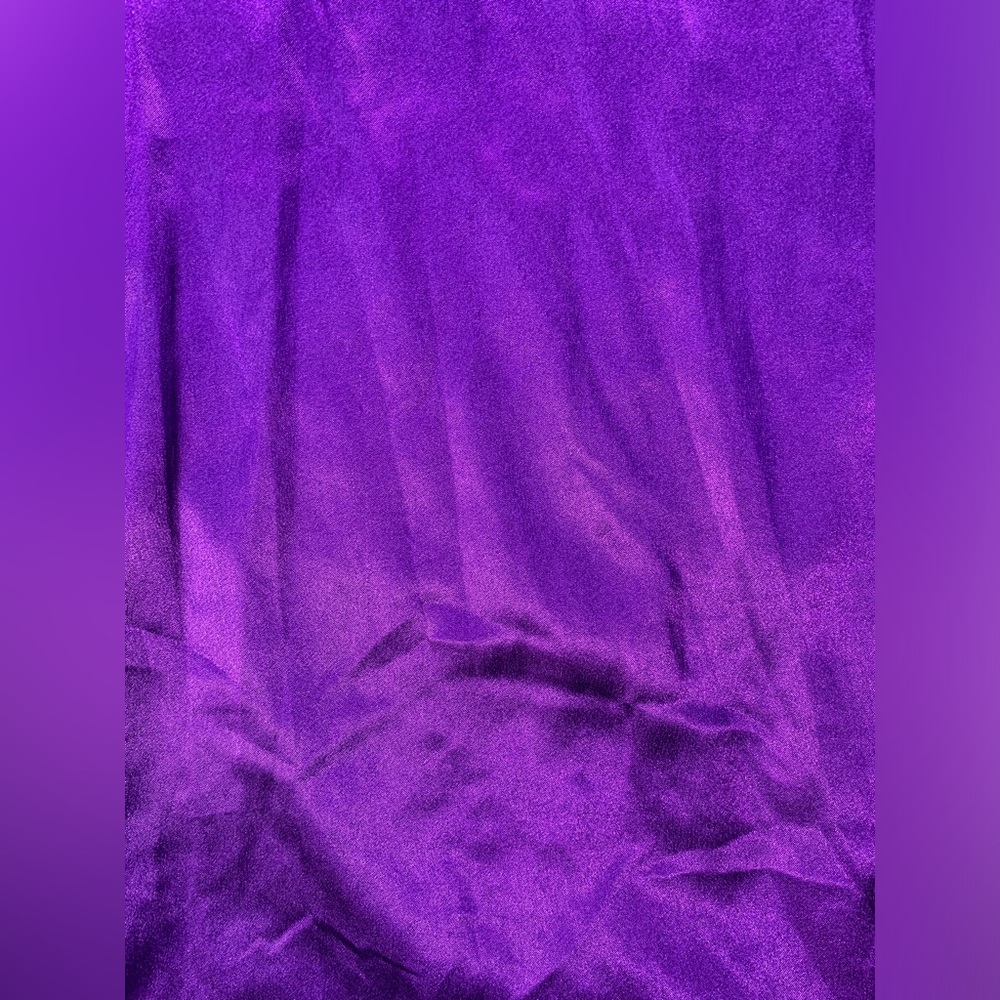 Victoria's Secret Vibrant Purple Satin Shirt - Picture 4 of 16